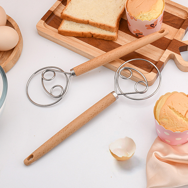 Danish Pancake Pan - Batidor de masa danés de acero