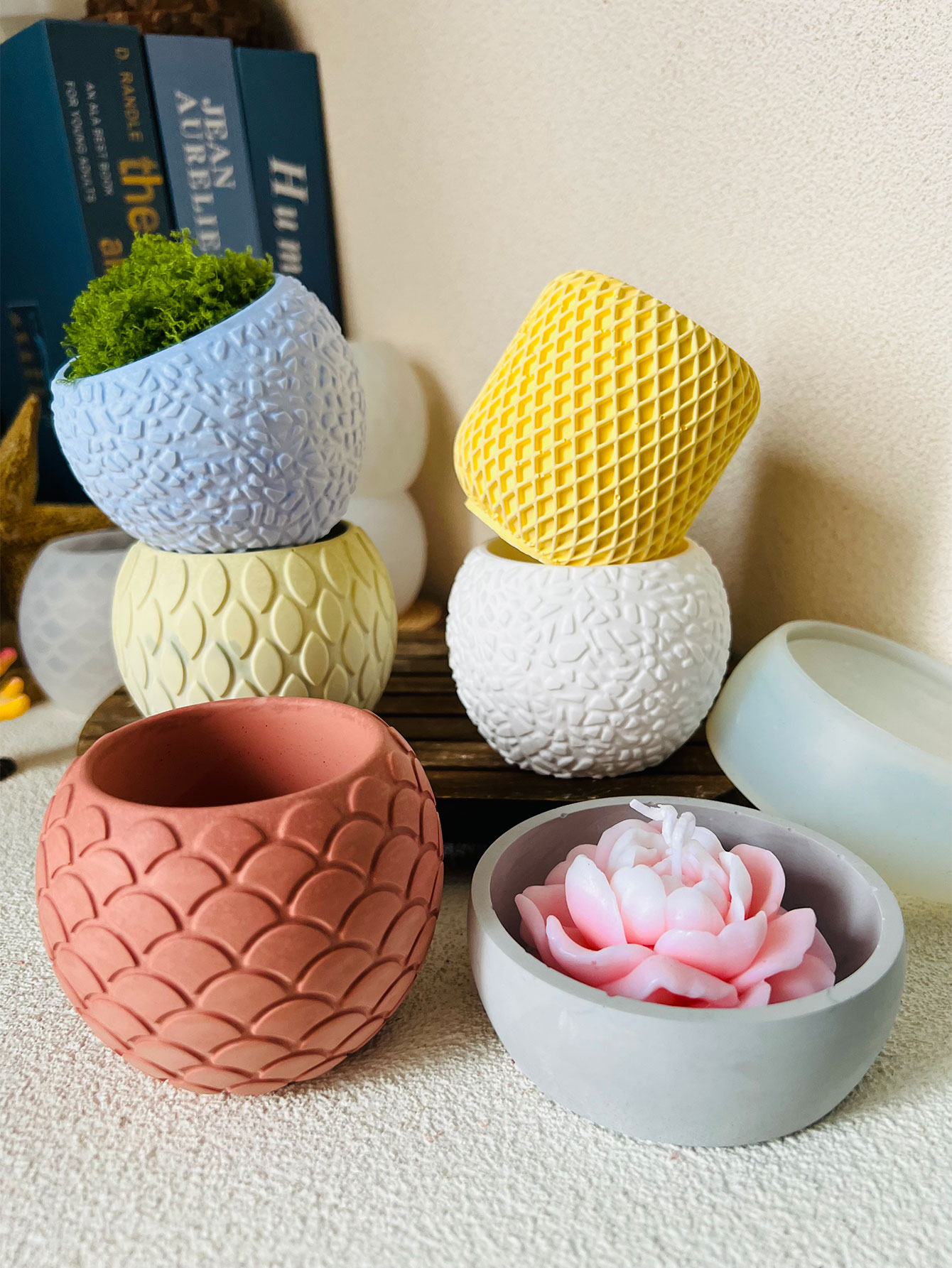 Molde de taza de vela de cemen - Potsticker Mold reseña y precio