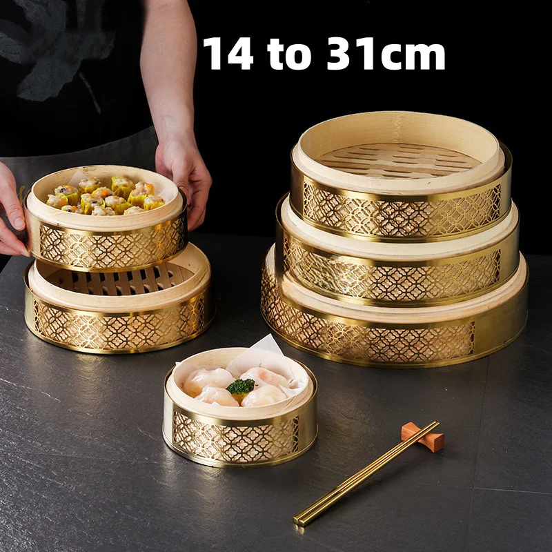 Vaporeras de bambú chinas con  - Bao Steamer Bamboo reseña y precio