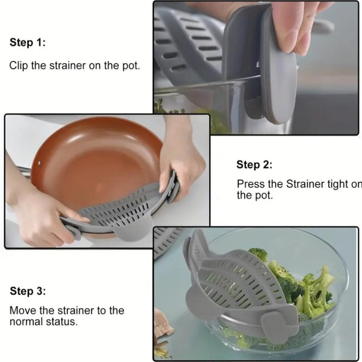 Colador de silicona ajustable  - Dim Sum Basket reseña y precio