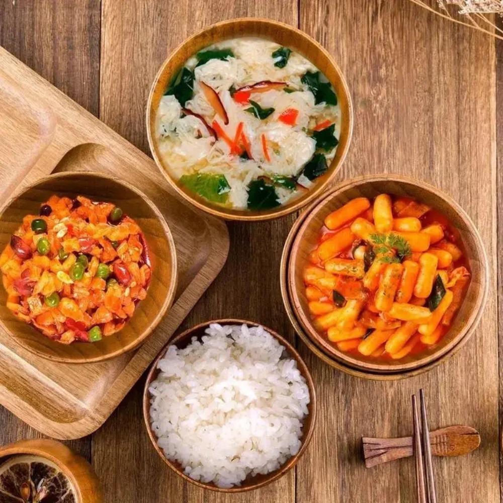 Vajilla de madera de azufaifa  - Dim Sum Basket reseña y precio
