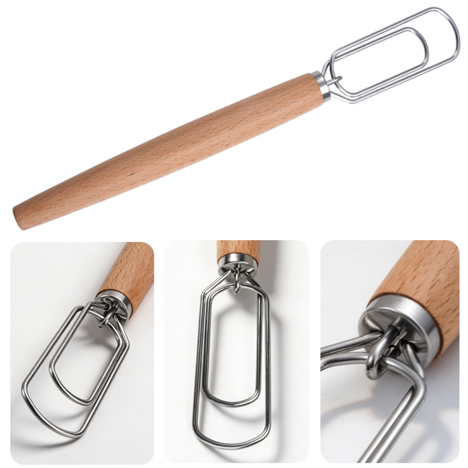 Batidor de masa de acero inoxi - Danish Pancake Pan reseña y precio